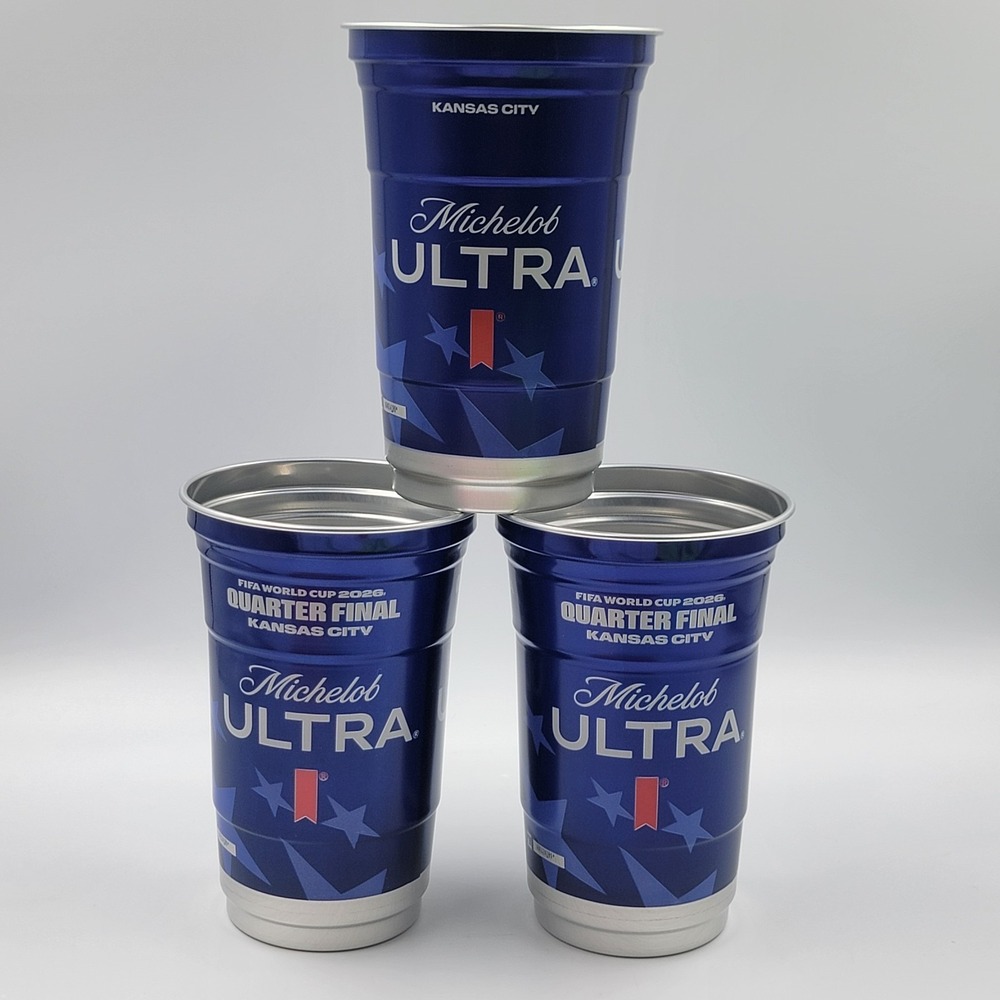 Aluminum Michelob Ultra Fifa World Cup 2026 Reg Quarterfinal 3pc Collector NEW